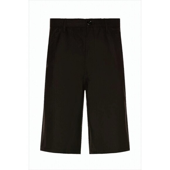 Comme Des Garçons Mid-Thigh Length Minimalist Shorts With Patch Pockets - NWT